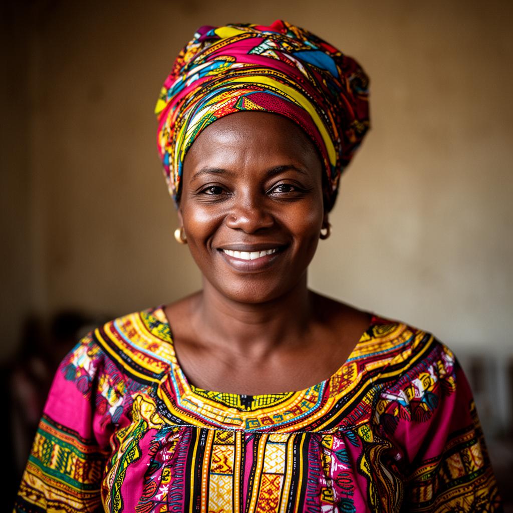 Traditional headwrap · community elder